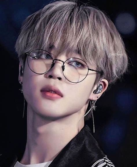 jimin with glasses pic.